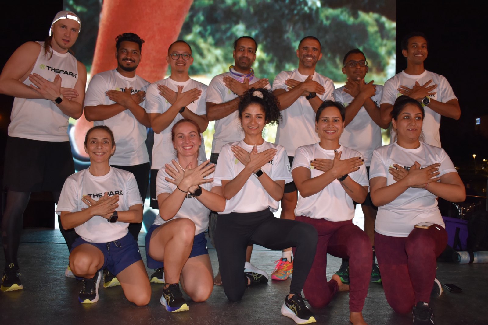 The At The Park team at the DIC Amphitheatre